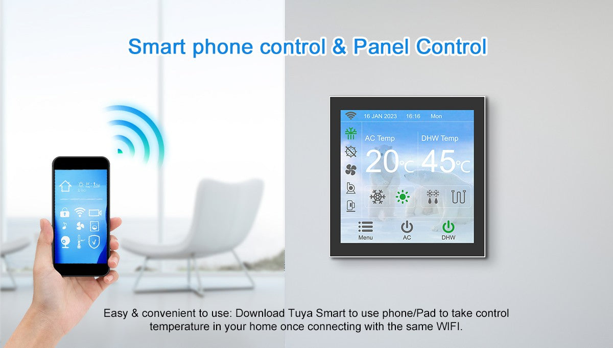 10KW Monoblock Inverter Luft-Wärme-Pumpe R290