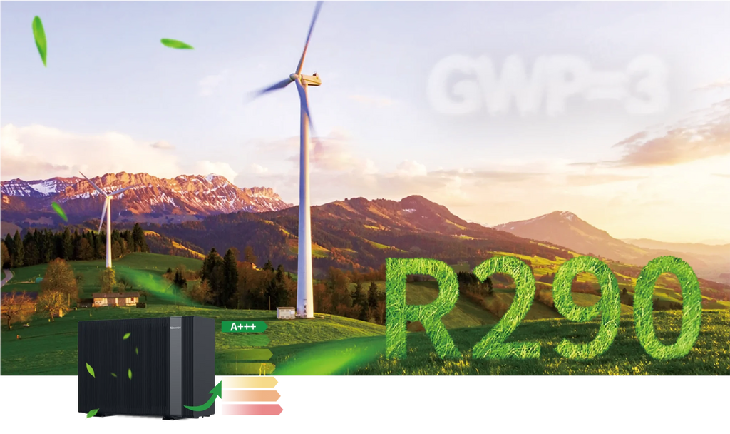 Monoblock Luftwärmepumpe 9KW der Hi-Master V-Serie R290 mit Inverter 9KW R290 BAFA gelistet