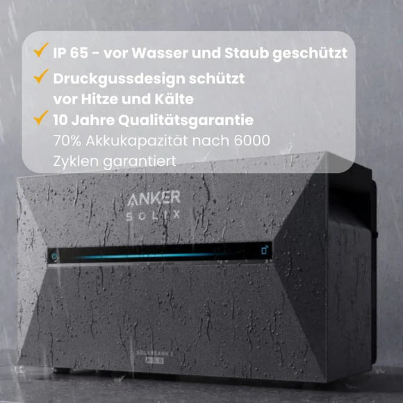 Anker Solarbank 3 E2700 Pro System - 3600W - Bis zu 16,12